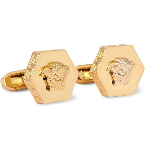 versace cufflinks|versace cufflinks gold.